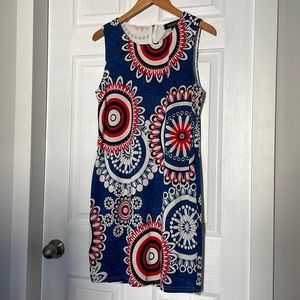 Sleeveless Pappillon dress- lines - Size Large